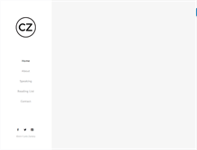 Tablet Screenshot of curtiszackery.com